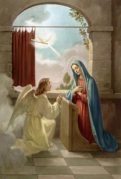 The Annunciation of the Archangel Gabriel to the Blessed Virgin Mary