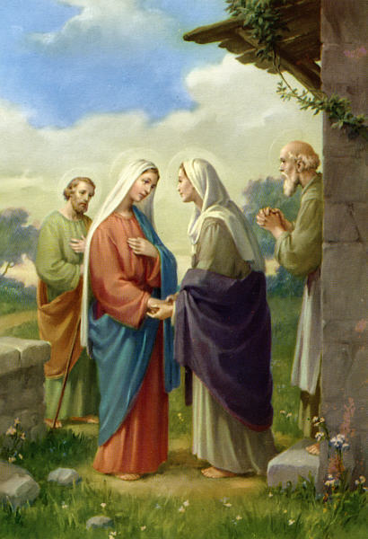 The Visitation of Our Lady to her cousin, St. Elizabeth