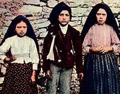 Jacinta y Francisco Marto, y Lucia dos Santos (1917)