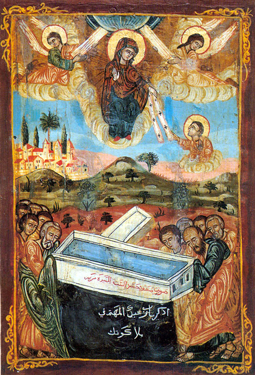 Ancient Coptic Rite Icon of the Assumption
