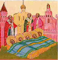 St. Eugenius buried many Christians martyred by Arian Vandals.