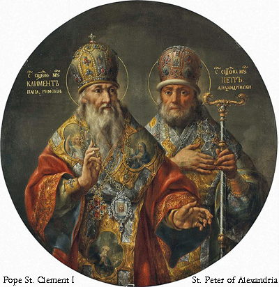 Peter og pave Klemens I