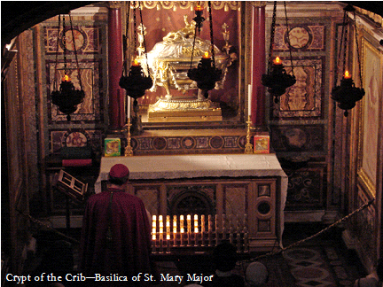 Crypt of the Crib -- Basilica of St. Mary Major