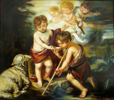 Infant Baptist with Infant Jesus