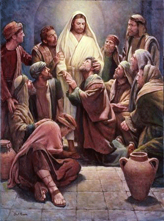 Risen Christ with Apostles