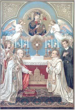 St. Alphonsus Maria Liguori with St. Clement Maria Hofbauer and St. Gerard