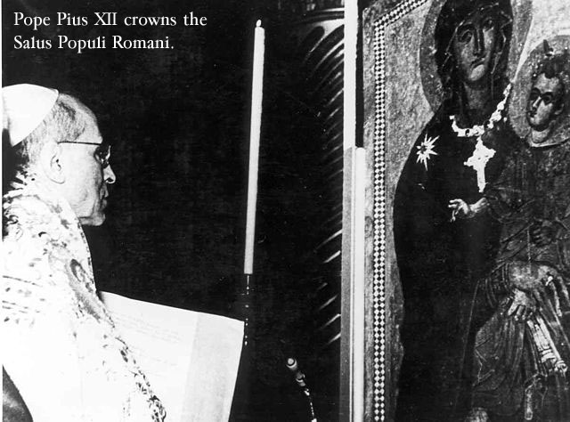 Pope Pius XII Crowns the Salus Populi Romani