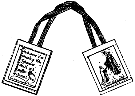 The Brown Scapular of Our Lady of Mt. Carmel